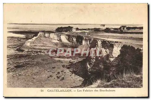 Ansichtskarte AK Chatelaillon Les Falaises des Boucholeurs