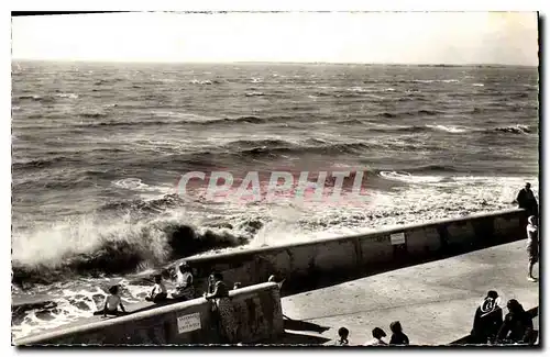 Moderne Karte Chatelaillon Grosse Mer sur la Digue