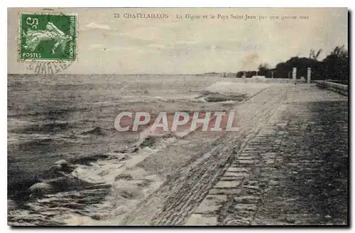 Ansichtskarte AK Chatelaillon La Digue et le Port Saint Jean