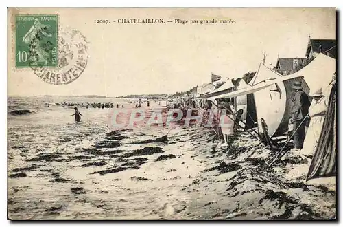 Cartes postales Chatelaillon Plage par grande maree