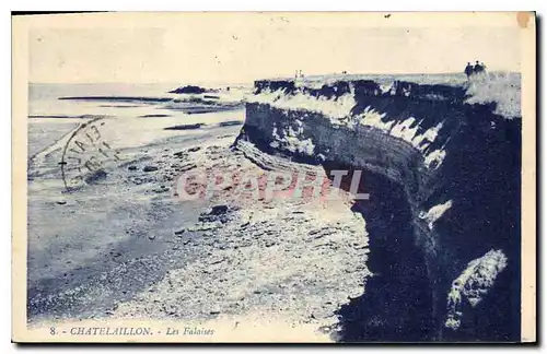 Ansichtskarte AK Chatelaillon Les Falaises