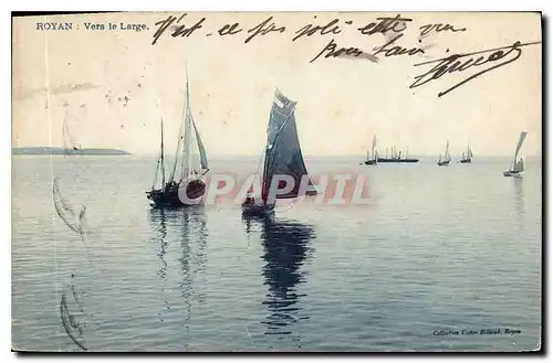 Cartes postales Royan Vers le Large Bateaux