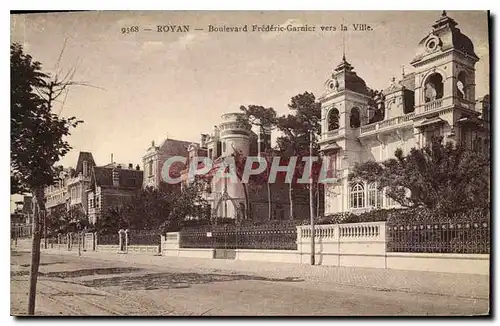 Cartes postales Royan Boulevard Frederic Garnier vers la Ville