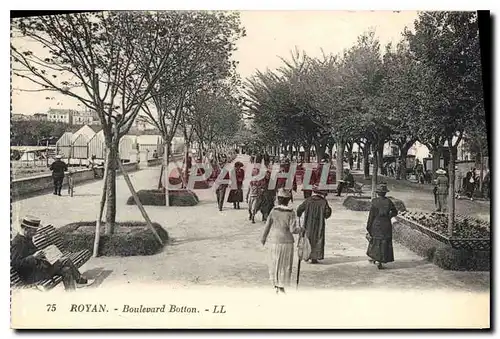 Cartes postales Royan Boulevard Botton