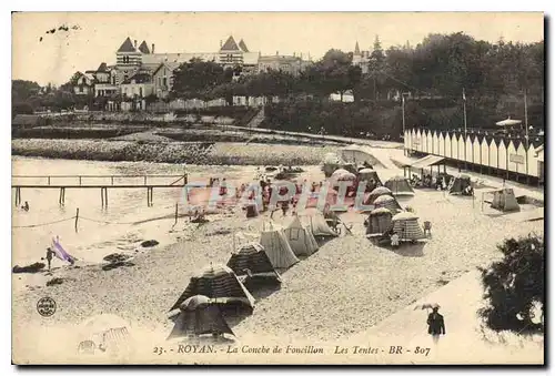 Cartes postales Royan La Couche de Foncillon Les Tentes