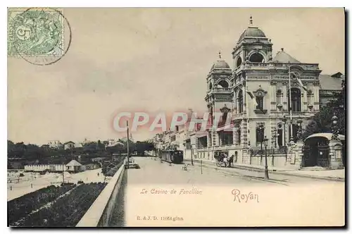 Cartes postales Royan Le Casino de Foncillon Train