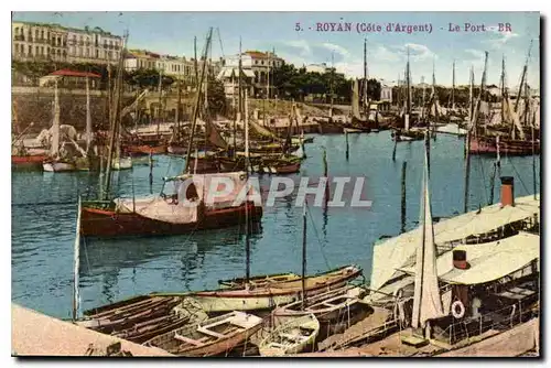 Cartes postales Royan Cote d'Argent Le Port Bateaux