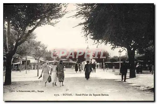 Cartes postales Royan Rond Point du Squre Botton