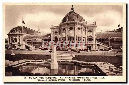 Ansichtskarte AK Royan Cote d'Argent Les Nouveaux Jardins du Casino