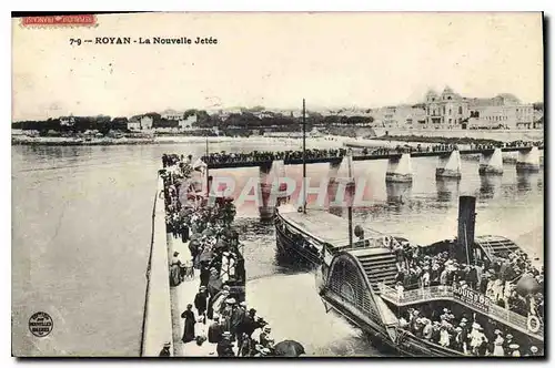 Cartes postales Royan La Nouvelle Jetee Bateau