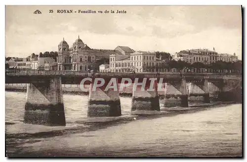 Cartes postales Royan Foncillon vu de la Jetee