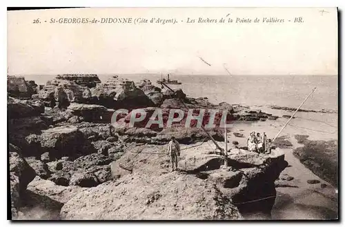 Cartes postales St Georges de Didonne Cote d'Argent Les Rochers de la Pointe de Vallieres