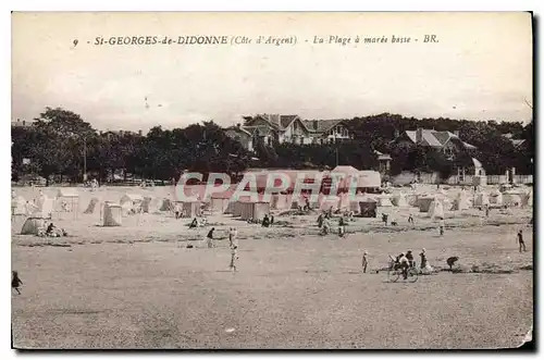 Cartes postales St Georges de Didonne Cote d'Argent La Plage a maree basse