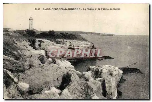 Cartes postales Saint Georges de Didonne Le Phare et la Pointe de Suzac