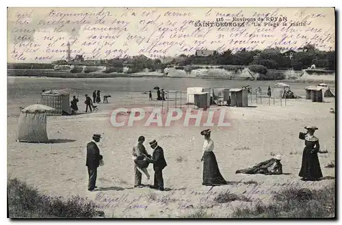 Ansichtskarte AK Environs de Royan Saint Georges La Plage le matin