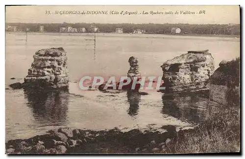 Ansichtskarte AK Saint Georges de Didonne Cote d'Argent Les Rochers isoles de Vaillieres