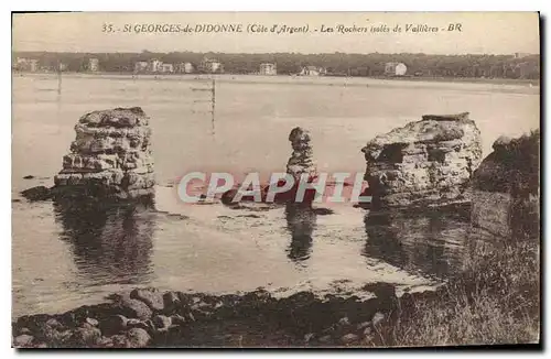 Cartes postales Saint Georges de Didonne Cote d'Argent Les Rochers isoles de Vaillieres