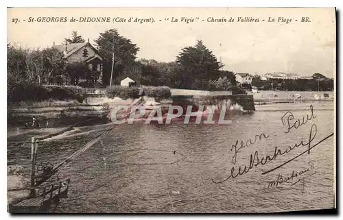 Ansichtskarte AK Saint Georges de Didonne Cote d'Argent Chemin de Vallieres La Plage