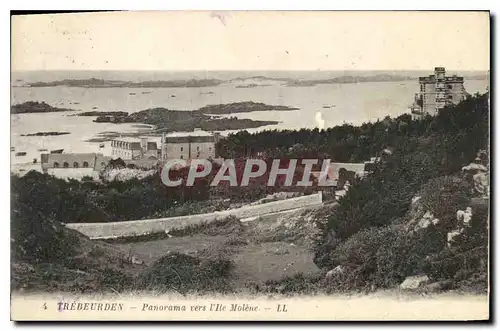 Cartes postales Trebeurden Panorama vers l'Ile Molene