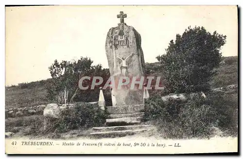 Ansichtskarte AK Trebeurden Menhir du Penvern