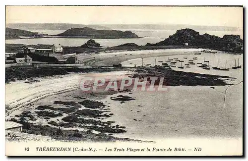 Ansichtskarte AK Trebeurden Les Trois Plages et la Pointe de Bihit