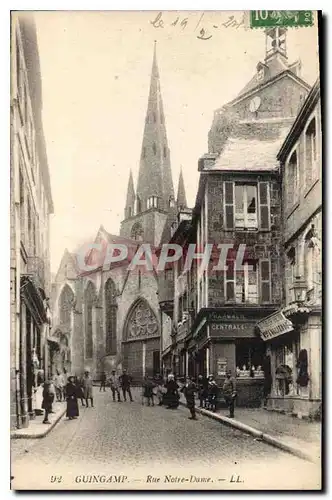 Cartes postales Guingamp Rue Notre Dame