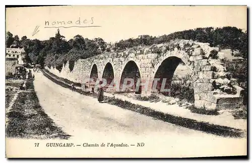 Cartes postales Guingamp Chemin de l'Aqueduc