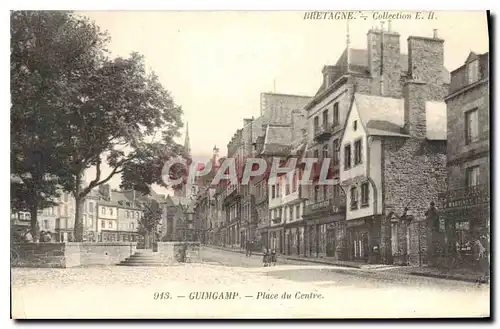 Cartes postales Guingamp Place du Centre