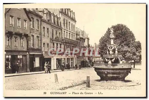 Cartes postales Guingamp Place du Centre