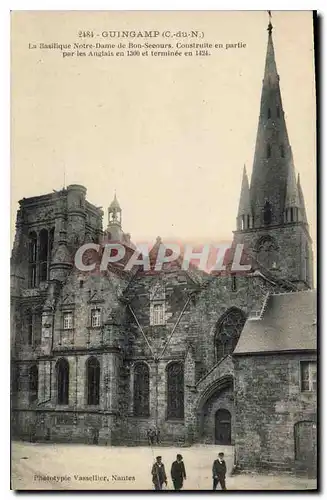 Ansichtskarte AK Guingamp La Basilique Notre Dame de Bon Secours