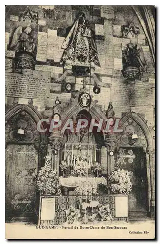 Cartes postales Guingamp Portail de Notre Dame de Bon Secours