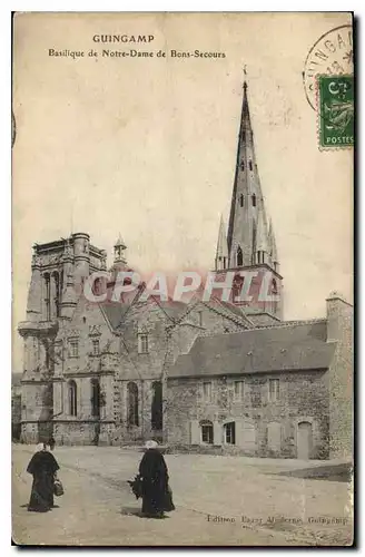 Ansichtskarte AK Guingamp Basilique de Notre Dame de Bons Secours