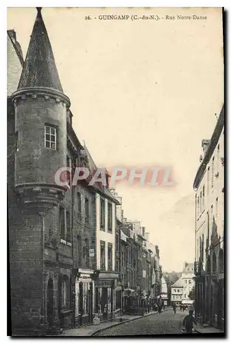 Cartes postales Guingamp Rue Notre Dame