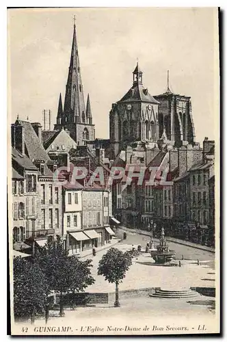 Cartes postales Guingamp L'Eglise Notre Dame de Bon Secours