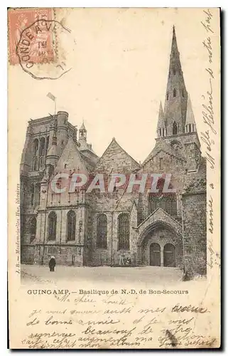 Cartes postales Guingamp Basilique de ND de Bon Secours