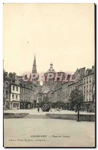Cartes postales Guingamp Place du Centre