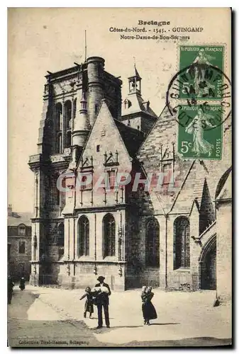 Cartes postales Breatagne Cotes du Nord Guingamp Notre Dame de Bon Secours