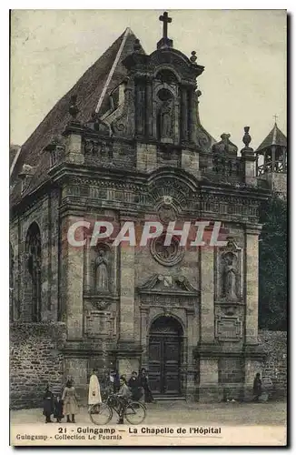 Ansichtskarte AK Guingamp La Chapelle de l'Hopital