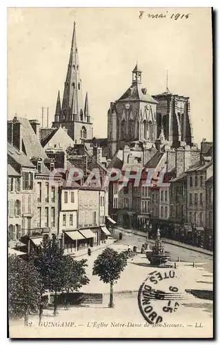 Ansichtskarte AK Guingamp L'Eglise Notre Dame de Bon Secours