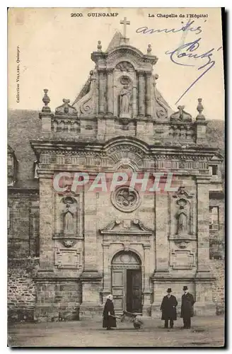 Ansichtskarte AK Guingamp La Chapelle de l'Hopital