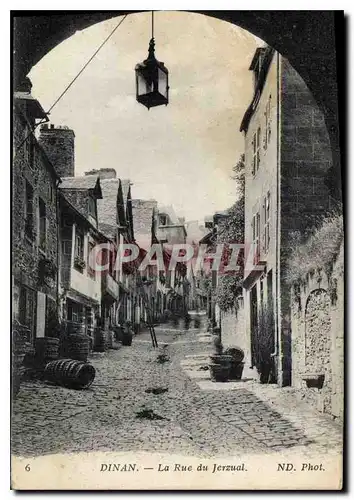 Cartes postales Dinan La Rue du Jerzual