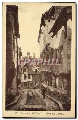 Cartes postales Le vieux Dinan Rue du Jerzual