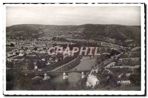 Cartes postales moderne Cahors Le pont du chemin de fer et le pont Louis Philippe