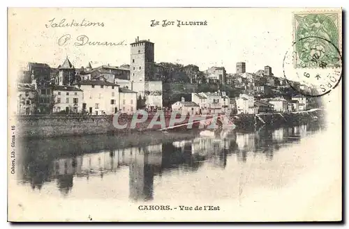 Cartes postales Cahors Vue de l'Est