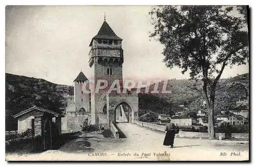 Cartes postales Cahors Entree du Pont Valentre