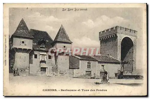 Ansichtskarte AK Cahors Barbacane et Tour des Pendus