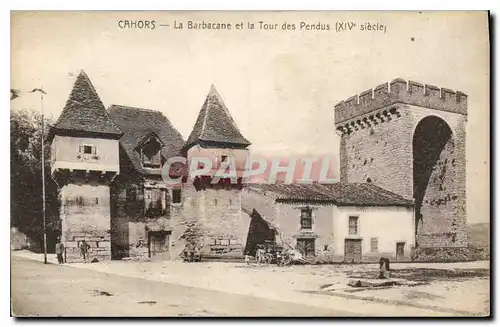 Cartes postales Cahors La Barbacane et la Tour des Pendus