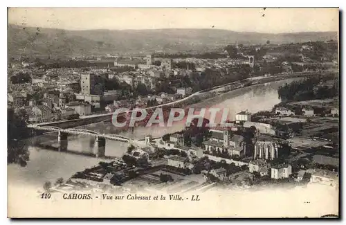 Ansichtskarte AK Cahors Vue sur Cabessut et la Ville