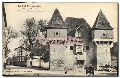 Ansichtskarte AK Cahors a Barbacane Monument historique