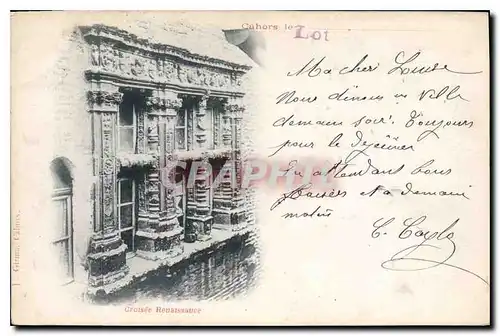 Cartes postales Cahors Croisee Renaissance